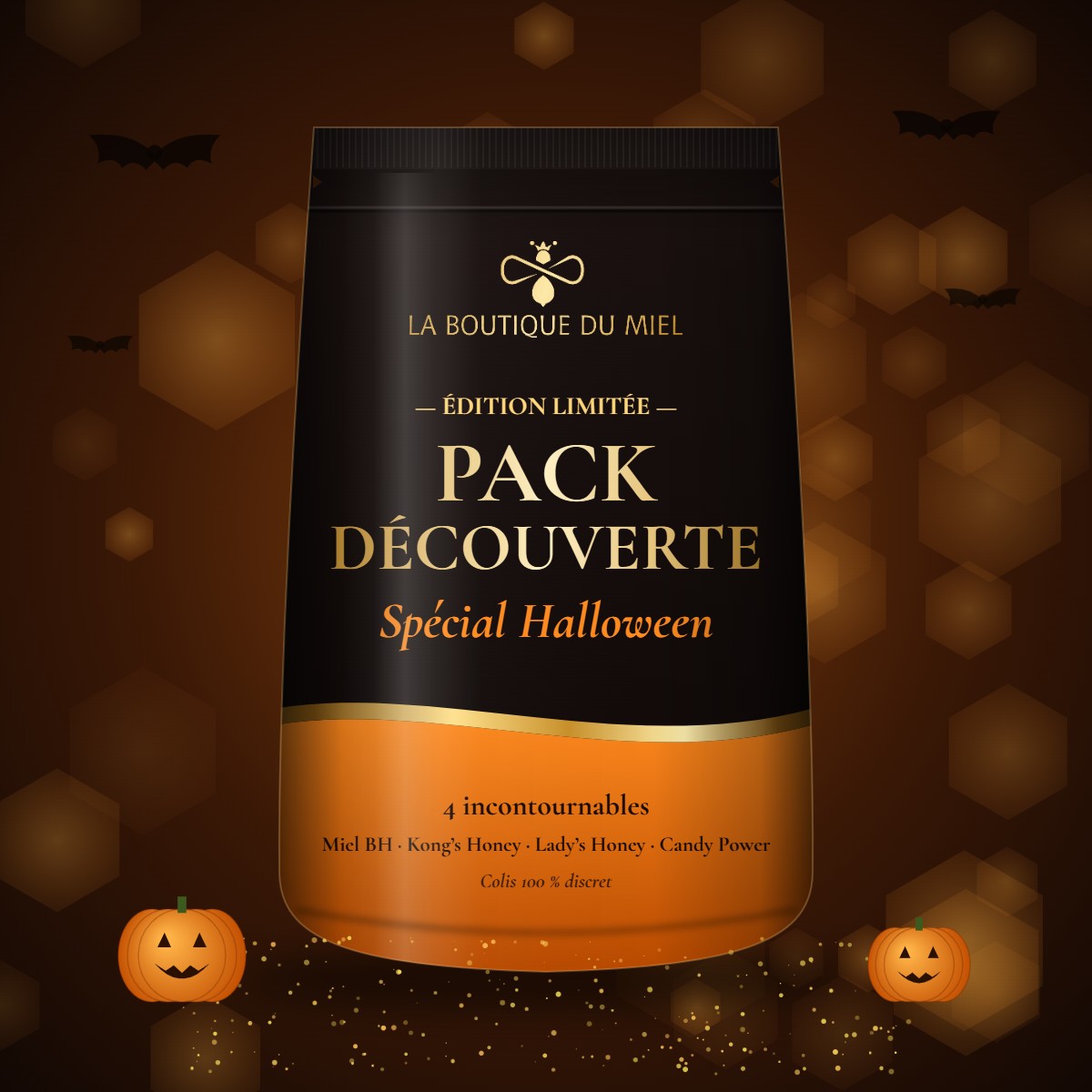 Sachet Pack Découverte Spécial Halloween - La Boutique du Miel
